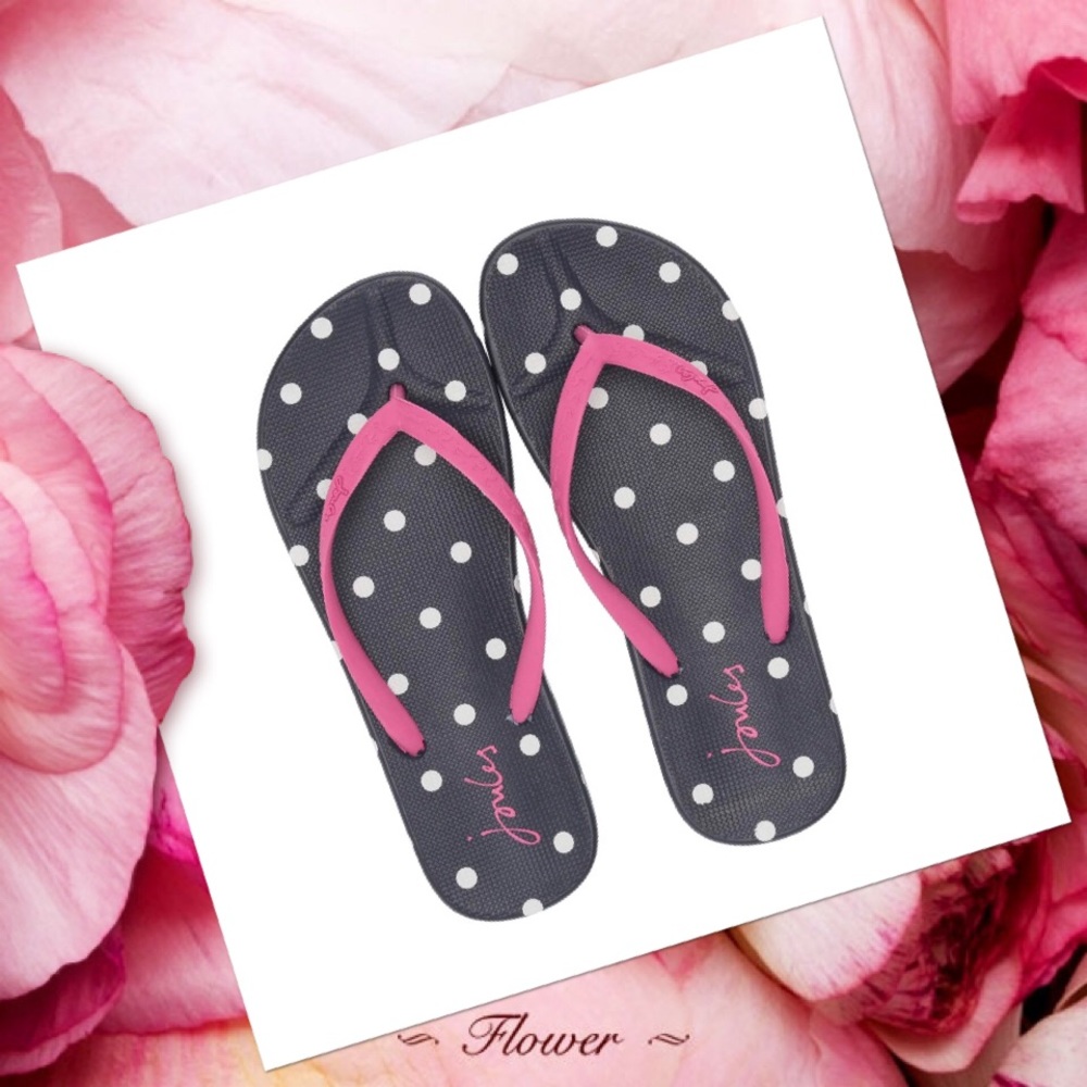 (Size 5.5) NWT POLKA DOT FLIP FLOPS BY JOULES